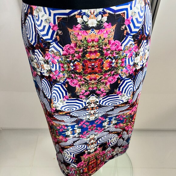 Milly For Kohl's Collection "Umbrella" Pencil Skirt SZ M - Picture 6 of 16